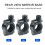 2pack Powersports Mirrors Brackets Durability Handlebars Mirrors Holder M10 Mirror Mount 5
