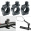 2pack Powersports Mirrors Brackets Durability Handlebars Mirrors Holder M10 Mirror Mount 3
