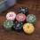 100Pcs Casino Poker Chip Game Chip Teaching Coin Small Learning Small Denomination 6