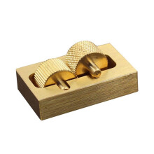 Pure Copper Leather Carving Tool Pure Copper Oil Box DIY Hand-Sewn Leather Tool Roller