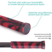 1 Pair Bike Handlebar Grips Cover Non-Slip Rubber Handlebar Cover for 22.2mm Handlebar Scooter Road Urban,A