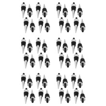 48 Pièces en Métal Liège Blanc Bouchon de Vin Kit Réutilisable Bouchon de Vin Insérer Ensemble Matériel pour Mariage Vin Fête Barre Tournant