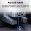 10pcs Extruder Heating Block Silicone Cover Sock and 6PCS Nozzle Brush for FLASHFORGE Creator 5/Creator 5 Pro 3D Printer 5