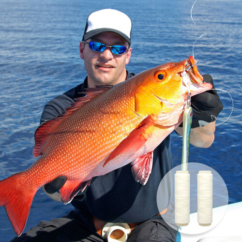 Fishing Baits Thread Nylon Elastic Invisible Fishing Line Keep Baits On Hook 0.25mm 100M 2