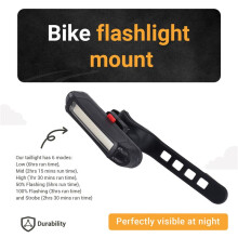 Bike Lights Bicycle Lights Front and Back USB Rechargeable Bike Light Set Super Bright Front and Rear Flashlight LED Headlight Taillight -proof