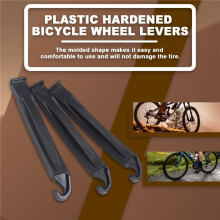 Bike Bicycle Detachable Wheel Tire Levers Repair Tool High Quality Plastic Black Hardened