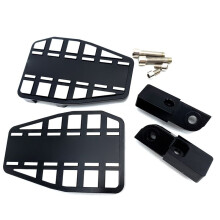 Motorcycle Cruise Enlarged Pedal Anti Slip Foot Pedal Special for Rebel 1100 CMX 1100 2021- Large & Wide Black