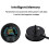 7-100V Round Digital Battery Capacity Indicator Waterproof Voltmeter for Acid,Ternary Lithium Iron Phosphate Battery 6