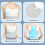 Adult back support belt with rear vented panel for office seating S 1