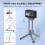 Quick-Release Base Tripod for  OSMO /Action 6 with 1/4 Screw Hole Carabiner Folding Magnetic Bracket Accessories 2