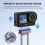 Quick-Release Base Tripod for  OSMO /Action 6 with 1/4 Screw Hole Carabiner Folding Magnetic Bracket Accessories 7