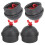 Support de Craie de Table de Billard 4Pcs, Support de Craie de Queue de Billard Portable, Supports de Craie de Queue avec Corde pour Billard 9