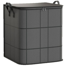 Large Foldable Non-Woven Storage Bag Dust-Proof Quilt and Clothing Organizer with Zipper and Easy Carry Handles Storage