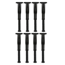8 Piezas Patas de Soporte Ajustables para Marco de Cama - Patas de Soporte para Listones de Cama de 7.8-14.6 Pulgadas con Tornillos, Patas de Muebles