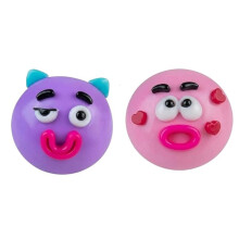 2PCS Smushers Curiosities Dog Face Swap Squishy Toy Squeeze Toys Stress Relief Decompression DIY Toys Gifts Toy C