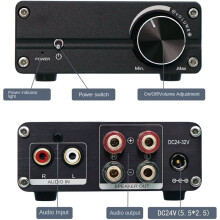 TPA3250 Power Amplifier 2-Channel HiFi Class D Digital 2x130W High Power Audiophile Stereo Audio Amp D130C