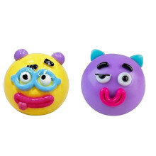 2PCS Smushers Curiosities Dog Face Swap Squishy Toy Squeeze Toys Stress Relief Decompression DIY Toys Fun Gifts Toy B