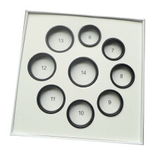 Ring Sizing Measuring Tool Set, Size 6 to 14 Finger Sizer Kit for RingConn Health Rings
