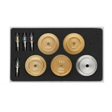 Watch Movement Holder Repair Watch Hands Fitting Tool Holding Base Acrylic Watch Hand Press Tool W/4 Hand Setting Tips