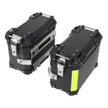 Aluminium Motorrad Hartschalenkoffer 28L schwarz