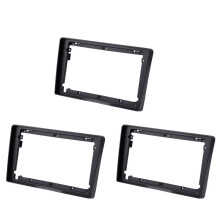 3X Marco de Audio de Fascia de Control de AutomóVil de 2Din y 9 Pulgadas Panel de Radio EstéReo para Granta 2011 - 2017 Marco de Fascia