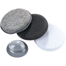 Set Applikator Pads 4-tlg Mikrofaser mit Griff