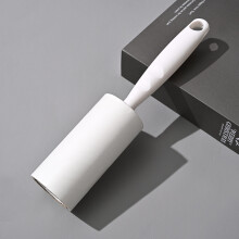 (White)Décapant adhésif portable pour peluches avec feuilles à déchirer pour animaux de compagnie fourrure et poussière en usage
