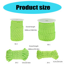 Reflective Paracord Tent Guyline Rope Parachute Cord Tent Lanyard Strap 20 meters 2.5mm