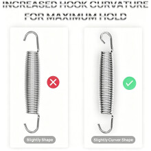 Backyard Care Spring Replacement Set with Metal Design for Routine Maintenance 12cm