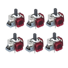 6 Pièces Joystick TMR pour Manette pour PS5 Joystick Électromagnétique TMR Gen3 Angle Joystick Hall TMR pour PS5 DualSense