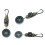 Multifunctions Compasses Thermometer Climbing Temperature Tester Survival Device 9