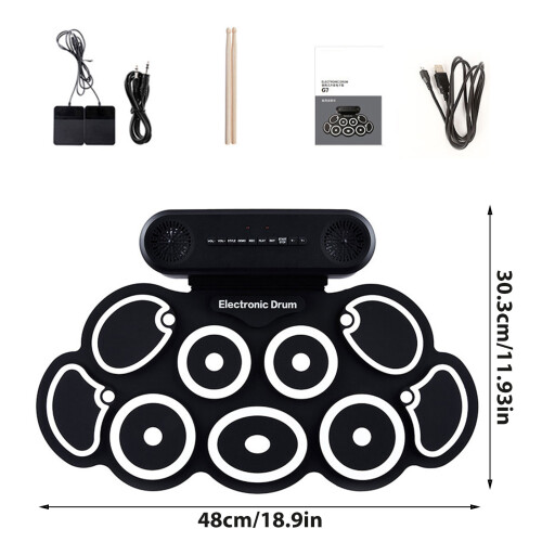 Silicone Digital Drums Electronic Drum Set for Beginners and Professional 2
