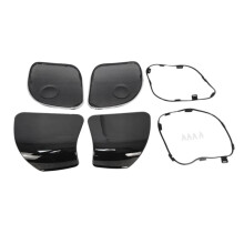 1Set Motorcycle Inner Fairings Glove Box Doors Cover&Speaker Grilles for Road Glide FLTRX 2015-2023 Gloss Black