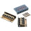 6 String Electric Bass Guitar Fixed Bridge Slanted Head Guitar Hardtail Bridge 5