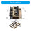 6 String Electric Bass Guitar Fixed Bridge Slanted Head Guitar Hardtail Bridge 3