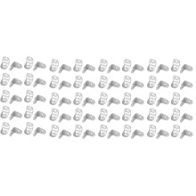 80Pcs 20mm x 20mm Support de Tablette de Coin à 90 Degrés