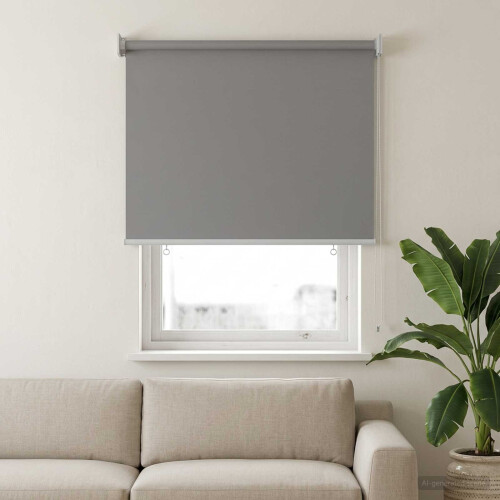 VidaXL vidaXL Außen-Rollos mit UV-Schutz Hellgrau 100 x 230 cm (B x H) 1