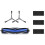 For  Accessory Pack for DEEBOT X9 PRO Omni - Replacement Brushes and Filters 1