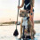 2X Adjustable Stand  Paddle Board Paddle with Unique Lock Design Floating Alloy Shaft Paddleboard Paddle,Black 3