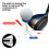 Golf Tees Set With Rotatable Height Adjustment Ideal For Various Swing Styles Red 3