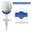 Golf Tees Set With Rotatable Height Adjustment Ideal For Various Swing Styles Red 7