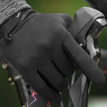 Touchscreens Gloves Antislip Gloves for Sport Ridings Hiking Cycling Equipment Red L