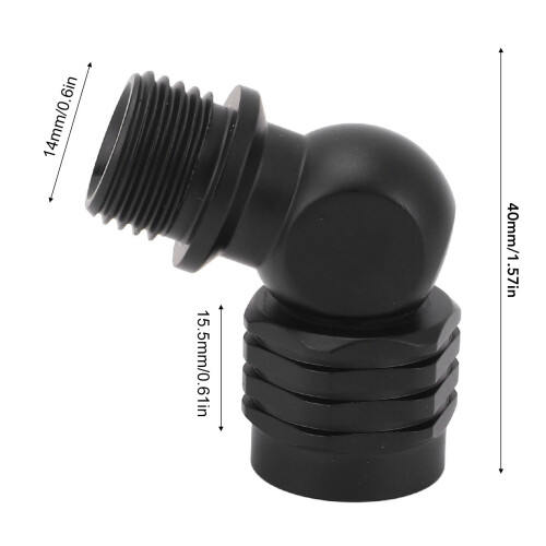 DIDEEP 潜水工具 万向调节器接头 二级呼吸器 110度 2