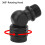 DIDEEP 潜水工具 万向调节器接头 二级呼吸器 110度 18
