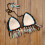 Women Swim Wear Set String Top and Side Adjustable Bottom M 5