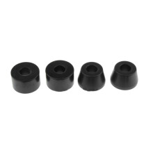 10Pcs Longboard Skateboard Bushings Conical Cylinder Bushing Pivot Cups Set Accessories for Longboard Truck Black