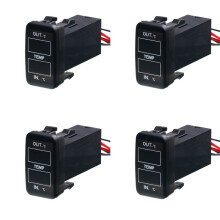 4X Dual Temperature Display Inside and Outside the Car Dual Temperature Sensor for Reiz Prado Prius