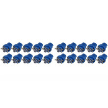 20Pcs Car Dash Instrument Base Light Lamp T5 B8.5D LED Instrument Light Car Wedge Dashboard Bulb DC12V Lamp