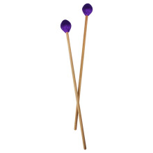 1 Pair Marimba Mallet Set Wood Handle Percussion Musical Instrument Accessories Green