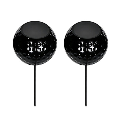 Course Position Golf Markers 2 Pack Ball Shape Stakes for Range Yellow 1